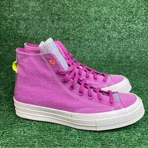 Converse Renew Chuck 70 Hi Womens Pink White Athletic Shoes Sneakers Sz 11 - NEW